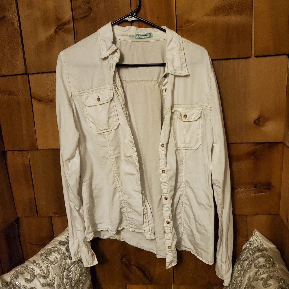 Maurices large button long sleeve top